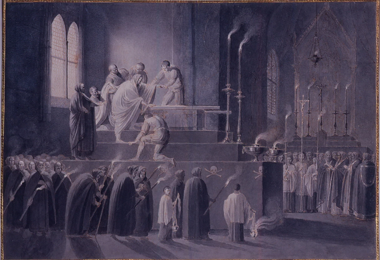 Carlo V prova i propri funerali - Galleria Nazionale di Parma